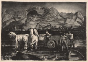 Das Sandteam von George Bellows