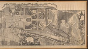 Eine topografische Erhebung der Gemeinde Kensington mit Plänen und Ansichten des Königspalastes und der Gärten, Hyde Park und Knightsbridge von George Bickham