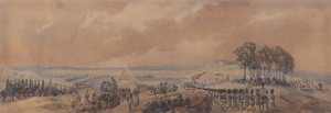Truppen kehren ins Lager in Chobham zurück von George Bryant Campion