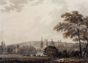 Ansicht der Türme und Spitzen von Oxford, Oxfordshire von George Bulteer Fisher
