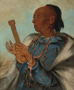 Ah-tón-we-tuck, Truthahn, der sein Gebet wiederholt, 1830