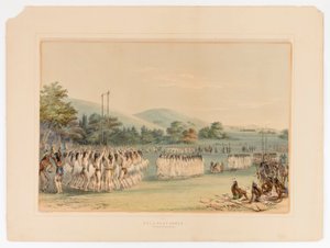 Ballspiel-Tanz Nr. 22 von George Catlin