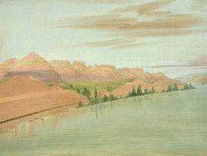 Schöne Lehmklippen, 1900 Meilen oberhalb von St. Louis, 1832