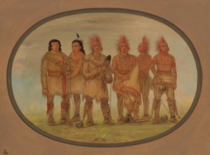 Black Hawk und fünf andere Saukie-Gefangene, 1861-1869