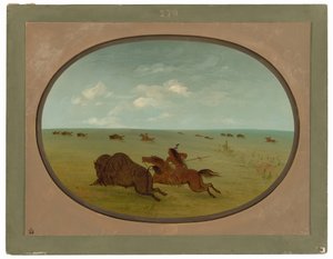 Büffeljagd, Sioux-Indianer, Oberer Missouri