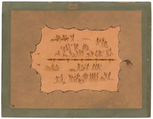 Faksimile eines Sioux-Mantels von George Catlin
