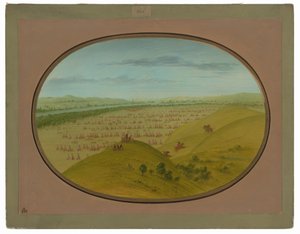 Fort Pierre von George Catlin