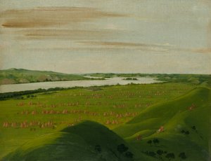 Fort Pierre, Mündung des Teton River, 1200 Meilen oberhalb von Saint Louis von George Catlin