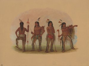 Vier Navaho-Krieger