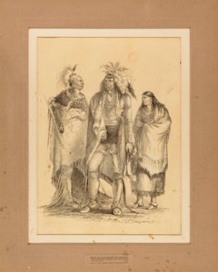 Gruppe von Algonkin und Irokesen Indianer--Nr. 1 von George Catlin