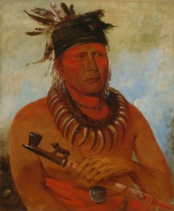 Háw-che-ke-súg-ga, Der Osagen-Töter, Häuptling des Stammes von George Catlin