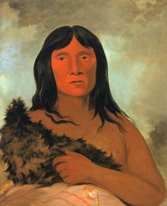 Kay-ée-qua-da-kúm-ee-gísh-kum, Der den Boden mit seinem Fuß prüft, 1836