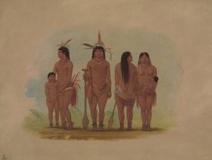 Mitglieder des Payaguas-Stammes, 1854-1869