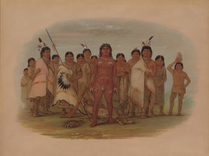 Male mich - Apachee von George Catlin