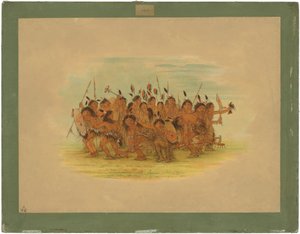 Skalptanz - Sioux von George Catlin
