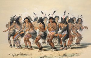 Der Bärentanz (Detail) von George Catlin