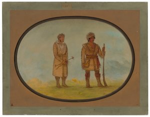 Zwei Cherokee-Häuptlinge von George Catlin