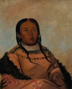 Wi-lóoh-tah-eeh-tcháh-ta-máh-nee, Rotes Ding, das beim Marschieren berührt, Tochter von Black Rock, 1832