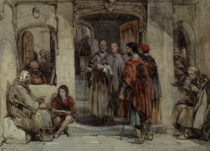Eine Szene aus dem Klosterleben (1850)