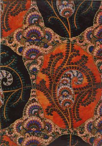 Stoffdesign für Paisley-Schals, ca. 1871 von George Charles Haite
