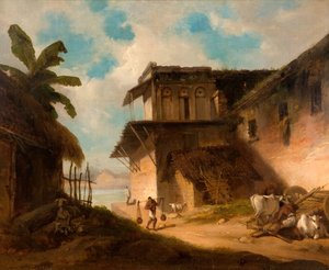 Bengalisches Dorfszene, 1821