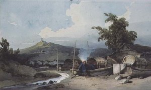 Bootswohnungen, Macao, China von George Chinnery