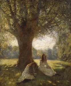 Ein schattiger Platz, ca. 1920 von George Clausen