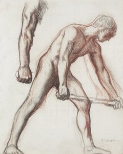 Aktstudie für den Jungen und den Mann, 1908