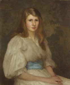 Porträt von Margaret Hilton Smith, im Alter von 15 Jahren von George Clausen