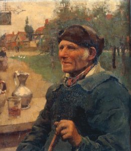 Der Dorfbewohner von George Clausen