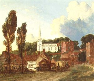 Ein Blick auf Harrow, mit der St. Mary