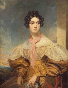 Porträt von Lady Georgiana Clinton von George Clint