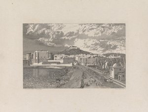 Neapel, vom Mole von George Cooke