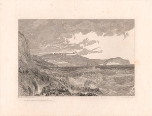 Pendennis Castle und Eingang zum Hafen von Falmouth von George Cooke