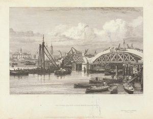 Die Arbeiten an der neuen London Bridge