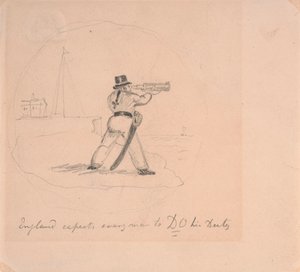 England erwartet, dass jeder Mann seine Pflicht tut von George Cruikshank