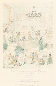 Feenkenner inspizieren Mr. Frederick Lockers Sammlung von Zeichnungen von George Cruikshank