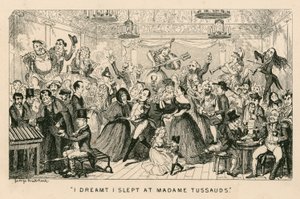 Ich träumte, ich schlief bei Madame Tussauds von George Cruikshank