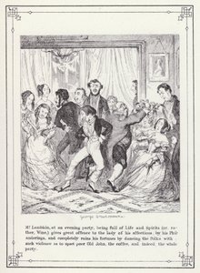 Illustration für The Bachelor’s Own Book, oder Der Fortschritt von Mr. Lambkin (Gent) (Gravur)