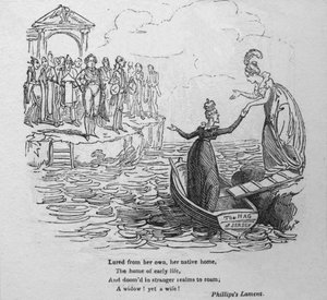 Von ihrem eigenen, ihrem Heimatland verführt..., ca. 1820