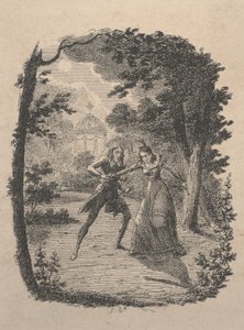 Mann und Frau im Garten
