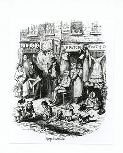 Monmouth Street, ca. 1836 von George Cruikshank