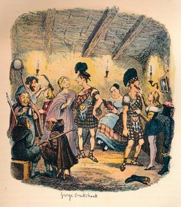 Private Theater, um 1900 von George Cruikshank