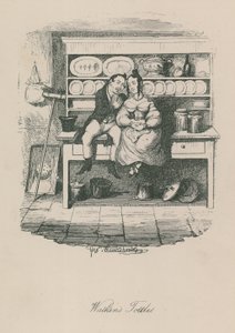 Szene aus dem Londoner Leben: Watkins Tottles von George Cruikshank