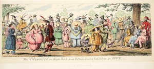 Die Bloomers im Hyde Park oder Eine außergewöhnliche Ausstellung für 1852, veröffentlicht 1852