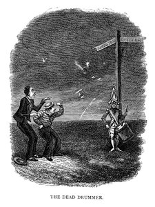 Der tote Trommler, 1840 von George Cruikshank