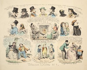 Tabakblätter Nr. 1, veröffentlicht 1851