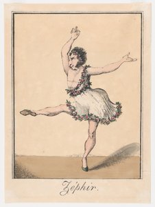 Zephyr, 1817-19 von George Cruikshank