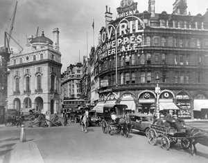 Piccadilly Circus, City of Westminster, London, frühes 20. Jahrhundert von George Davison Reid