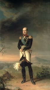 Porträt von Prinz Mikhail Barclay de Tolly